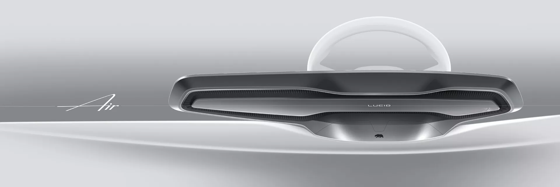 Luksusowy elektryczny sedan pierwszej generacji Lucid Air 2022 z eleganckim designem i zaawansowaną technologią